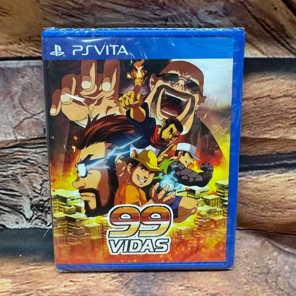 99Vidas PS Vita Game New Sealed 99 Vidas Strictly Limited Games #03 16-Bit PAL